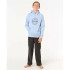 Moletom Rip Curl Stapler Hood- Menino Ice Azul