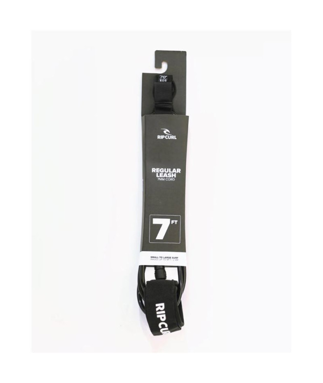Correa Rip Curl 7.0 Reg Leash Surf Grip Negro