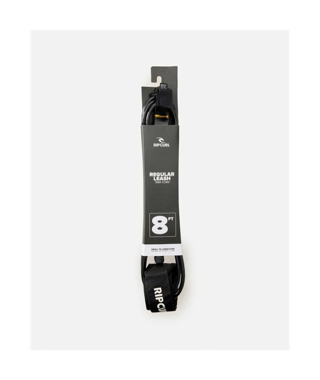 Correa Rip Curl 8.0 Reg Leash Surf Grip Negro