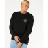 Moletom Rip Curl Stapler Crew Homem Preto