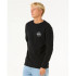 Moletom Rip Curl Stapler Crew Homem Preto
