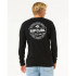 Moletom Rip Curl Stapler Crew Homem Preto