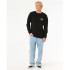 Moletom Rip Curl Stapler Crew Homem Preto