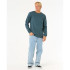 Sweat Rip Curl Stapler Crew Homme Bleu