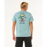 Camiseta Rip Curl Search Icon Tee Homem Azul Lagoon