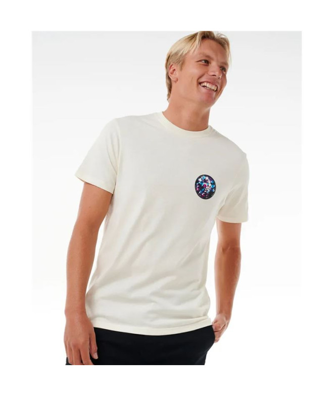Camiseta Rip Curl Passage Tee Hombre Blanco