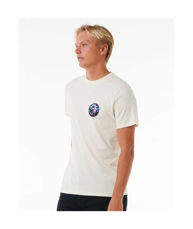 Camiseta Rip Curl Passage Tee Hombre Blanco
