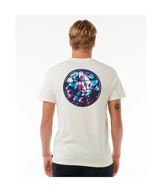 T-shirt Rip Curl Passage Tee Homme Blanc