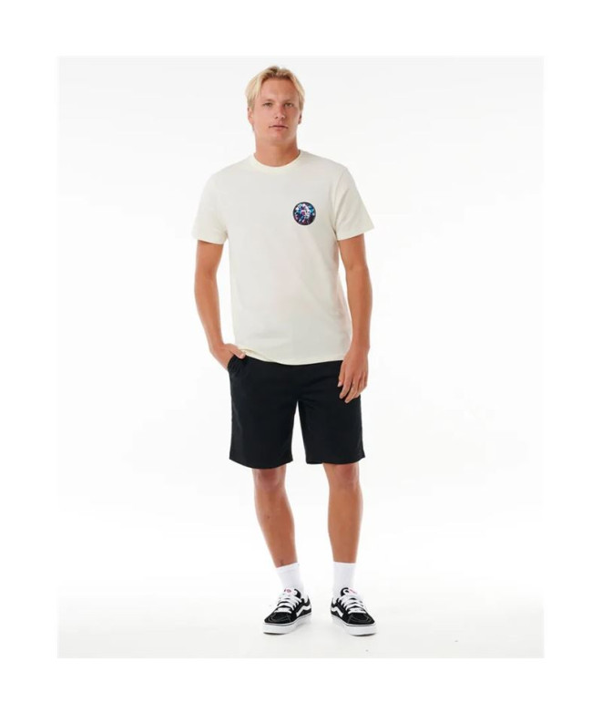 Camiseta Rip Curl Passage Tee Hombre Blanco