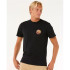 Camiseta Rip Curl Passage Tee Hombre Washed Negro