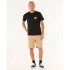 Camiseta Rip Curl Passage Tee Hombre Washed Negro