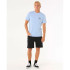 Camiseta Rip Curl Staple Tee Homem Ice Azul
