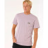 Camiseta Rip Curl Surfar Paradise Badge Tee Update Homem Lila