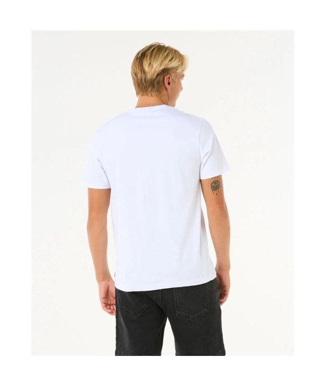 Camiseta Rip Curl Surfar Paradise Branco