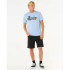 Camiseta Rip Curl Surfar Paraíso Azul Claro