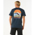 T-shirt Rip Curl Shred Til Tee Homme Marine Foncé