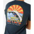 Camiseta Rip Curl Shred Til Tee Homem Azul Marinho Escuro