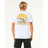 T-shirt Rip Curl Shred Til Tee Homme Blanc