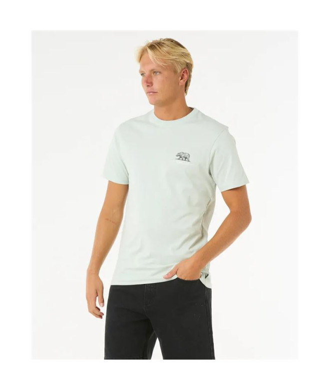 T-shirt Rip Curl Desti Animals Tee Homme Menthe