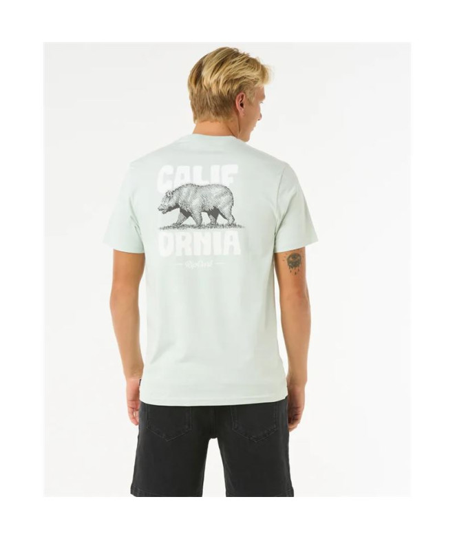 Camiseta Rip Curl Desti Animals Tee Homem Menta