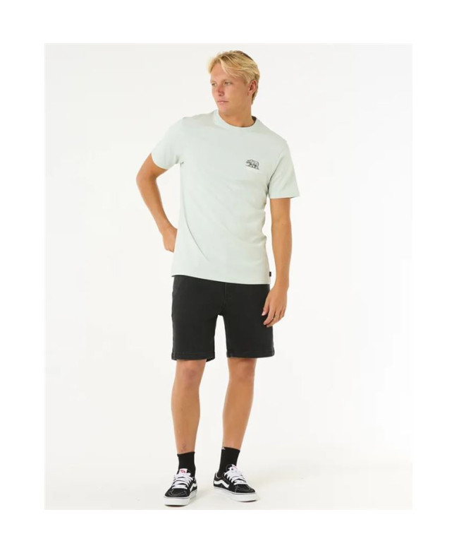 T-shirt Rip Curl Desti Animals Tee Homme Menthe