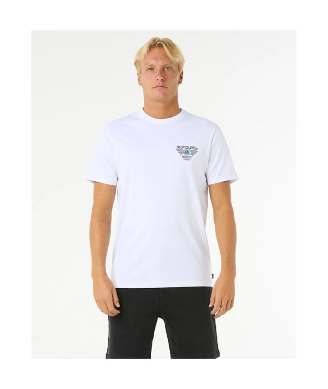 Camiseta Rip Curl Desti Animals Tee Homem Branco