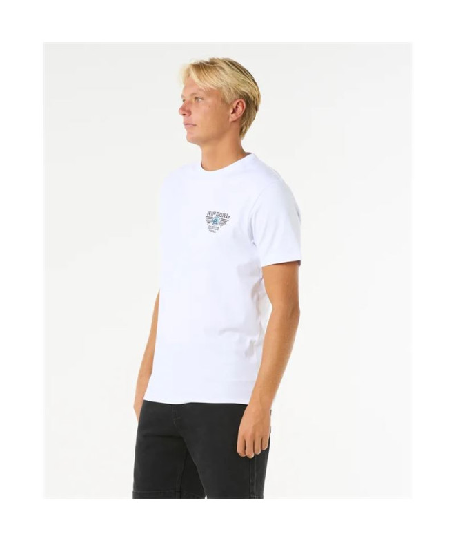 T-shirt Rip Curl Desti Animals Tee Homme Blanc