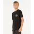 Camiseta Rip Curl Staple Menino Preto