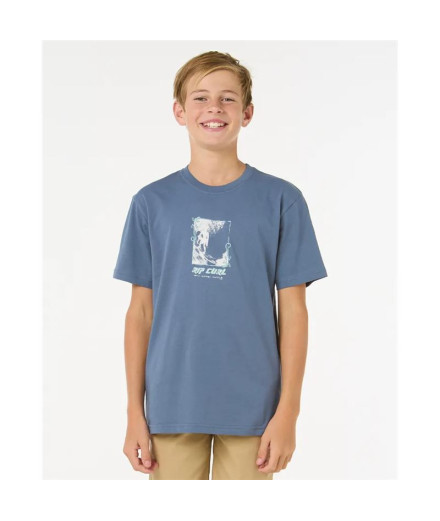 Camiseta Rip Curl Raw Energy Frame Tee - Niño Vintage...