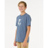 Camiseta Rip Curl Raw Energy Frame Tee - Menino Vintage Azul Marino