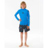 Licra de Surfar Rip Curl Brand Wave Upf L/S- Menino Azul