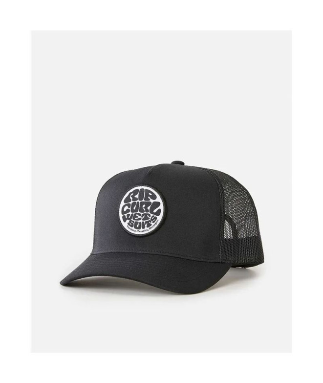 Boné Rip Curl Wetsuit Icon Trucker Homem Washed Preto