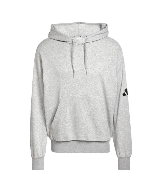 Sudadera adidas Hd French Terry Hombre Gris/Negro
