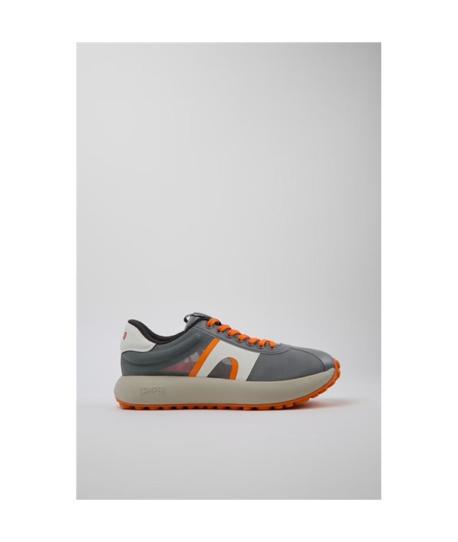 Zapatillas Camper Film Cumulo Hombre Gris/Naranja