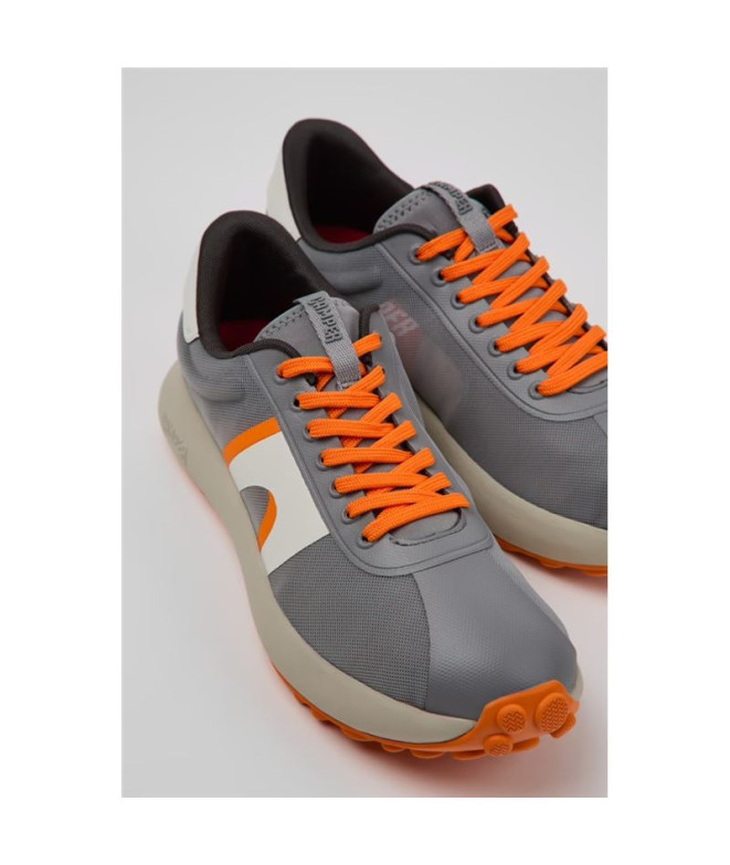 Zapatillas Camper Film Cumulo Hombre Gris/Naranja