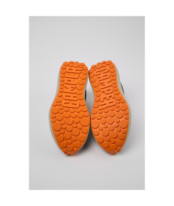 Zapatillas Camper Film Cumulo Hombre Gris/Naranja