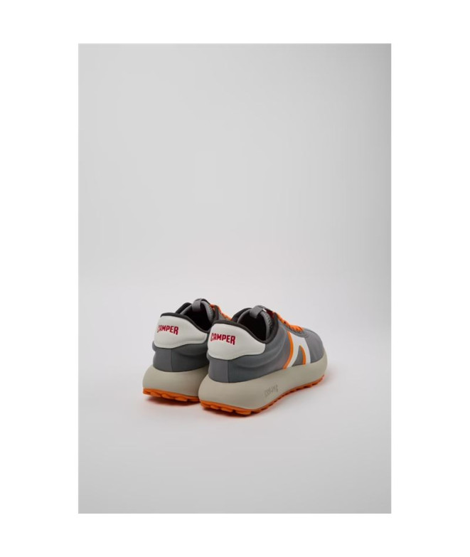 Zapatillas Camper Film Cumulo Hombre Gris/Naranja