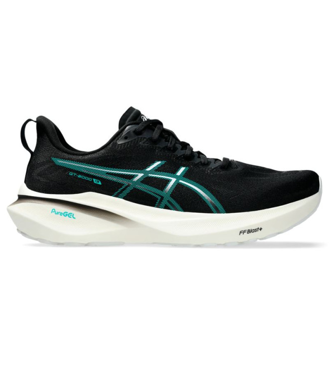 Sapatilhas de Trail ASICS Gt-2000 13 Homem Preto/Onda Teal