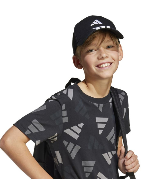 Boné adidas Baseball 3Stripes Cap Preto/Branco