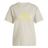 T-shirt adidas Camo Femme Beige