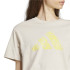 T-shirt adidas Camo Femme Beige