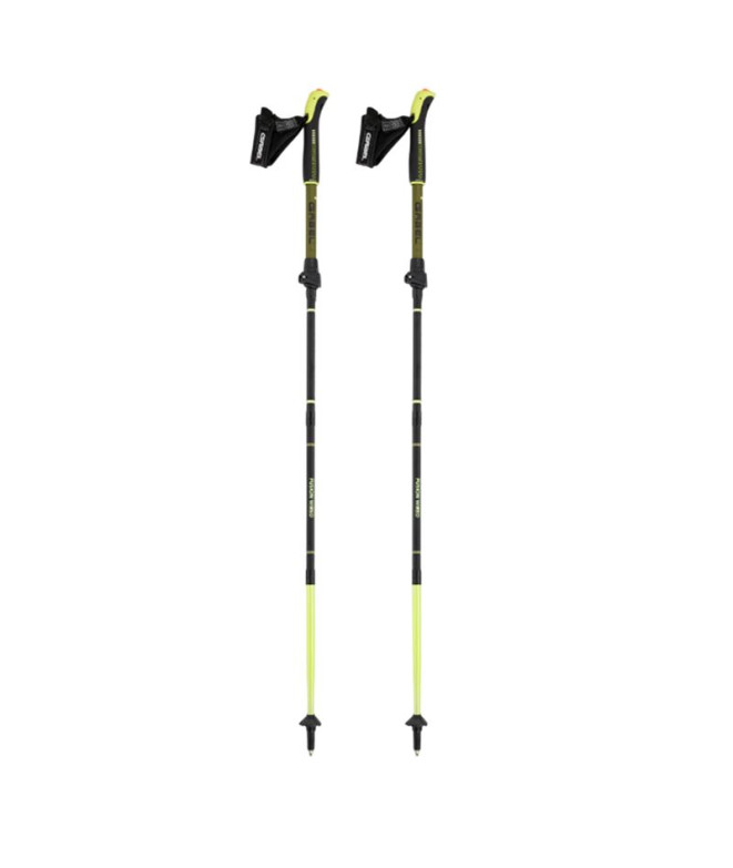 Bastón de Montaña Gabel Fusion Wired (1 Par) Negro/Amarillo