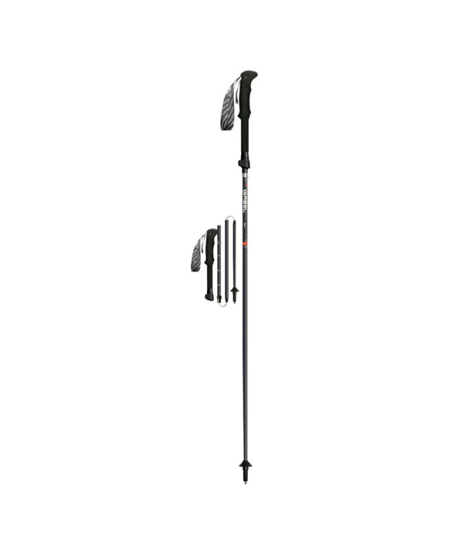 Baston de Trail Gabel Ibex Carbon Xtl (1 Par) Negro