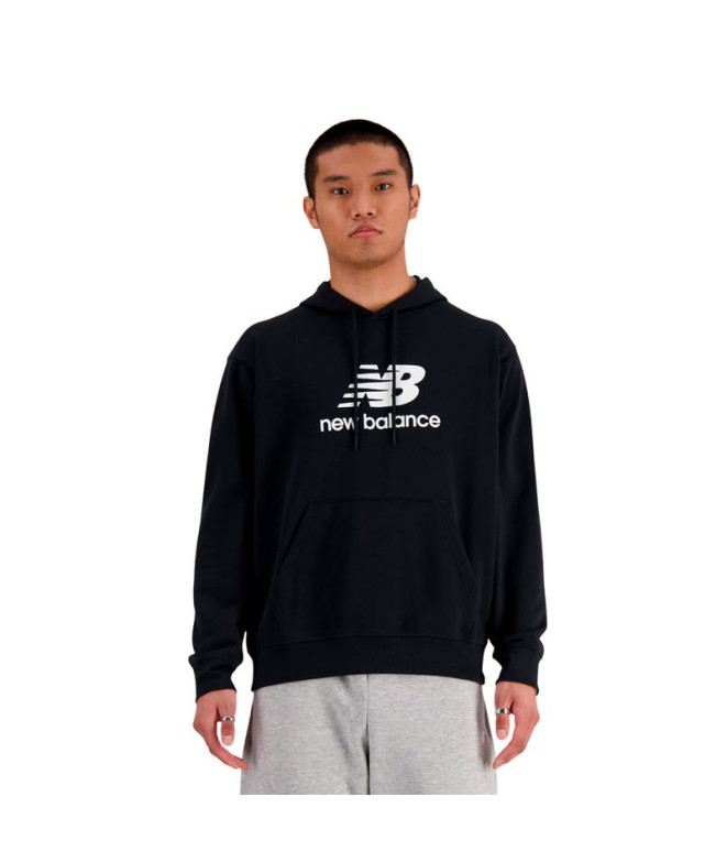 Sudadera New Balance Sport Essentials French Terry Logo Hombre Negro