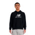 Moletom New Balance Sport Essentials French Terry Logo Homem Preto