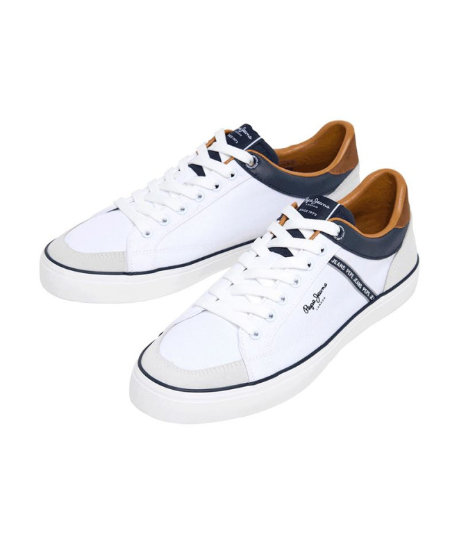 Chaussures Pepe Jeans Kenton Stage Homme Blanc
