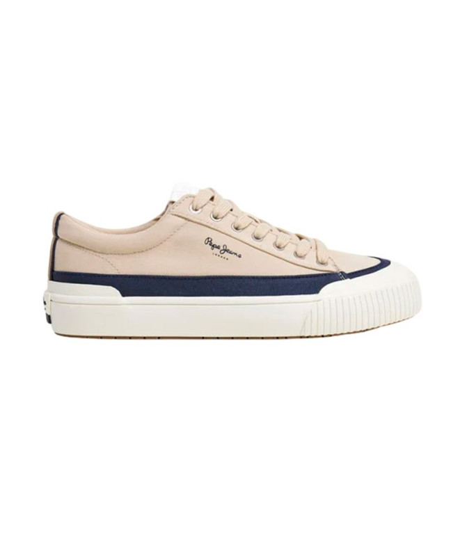 Zapatillas Pepe Jeans Ben Wash Hombre Base Beige