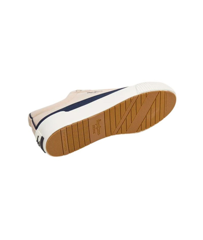 Zapatillas Pepe Jeans Ben Wash Hombre Base Beige