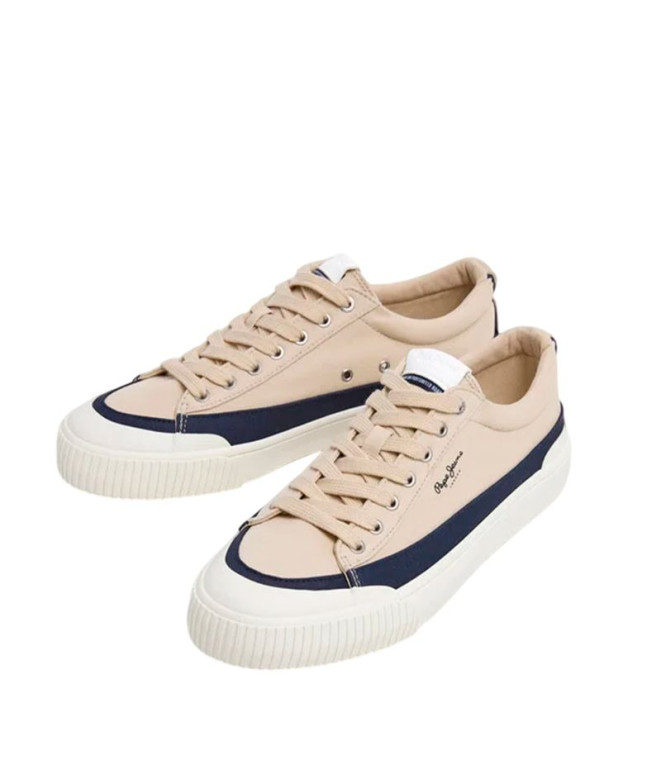 Zapatillas Pepe Jeans Ben Wash Hombre Base Beige