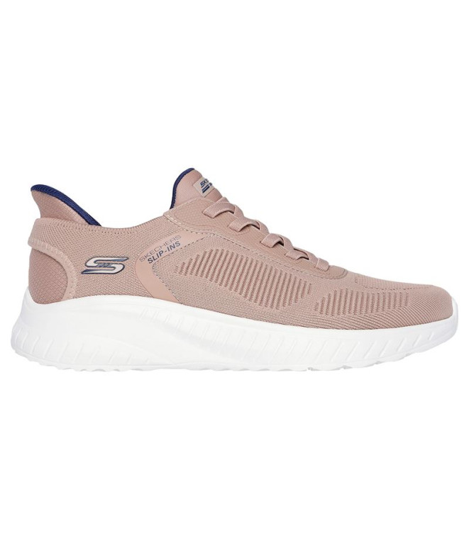 Chaussures Skechers Slip-Ins Bob Squad Chaos - So Homme Taupe Knit